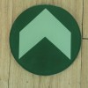 圓形夜光鋼化玻璃地貼發光玻璃地標消防指示牌安全疏散指示燈