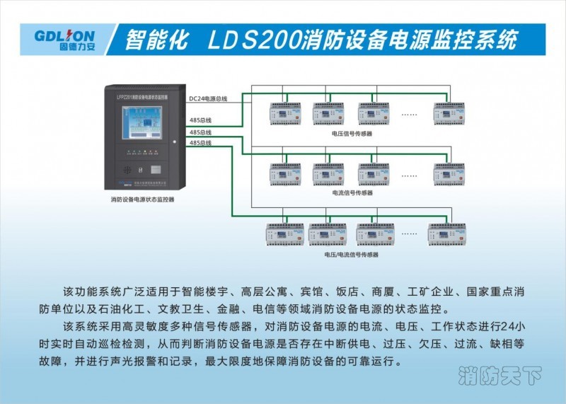 LDS200消防設備電源監(jiān)控系統